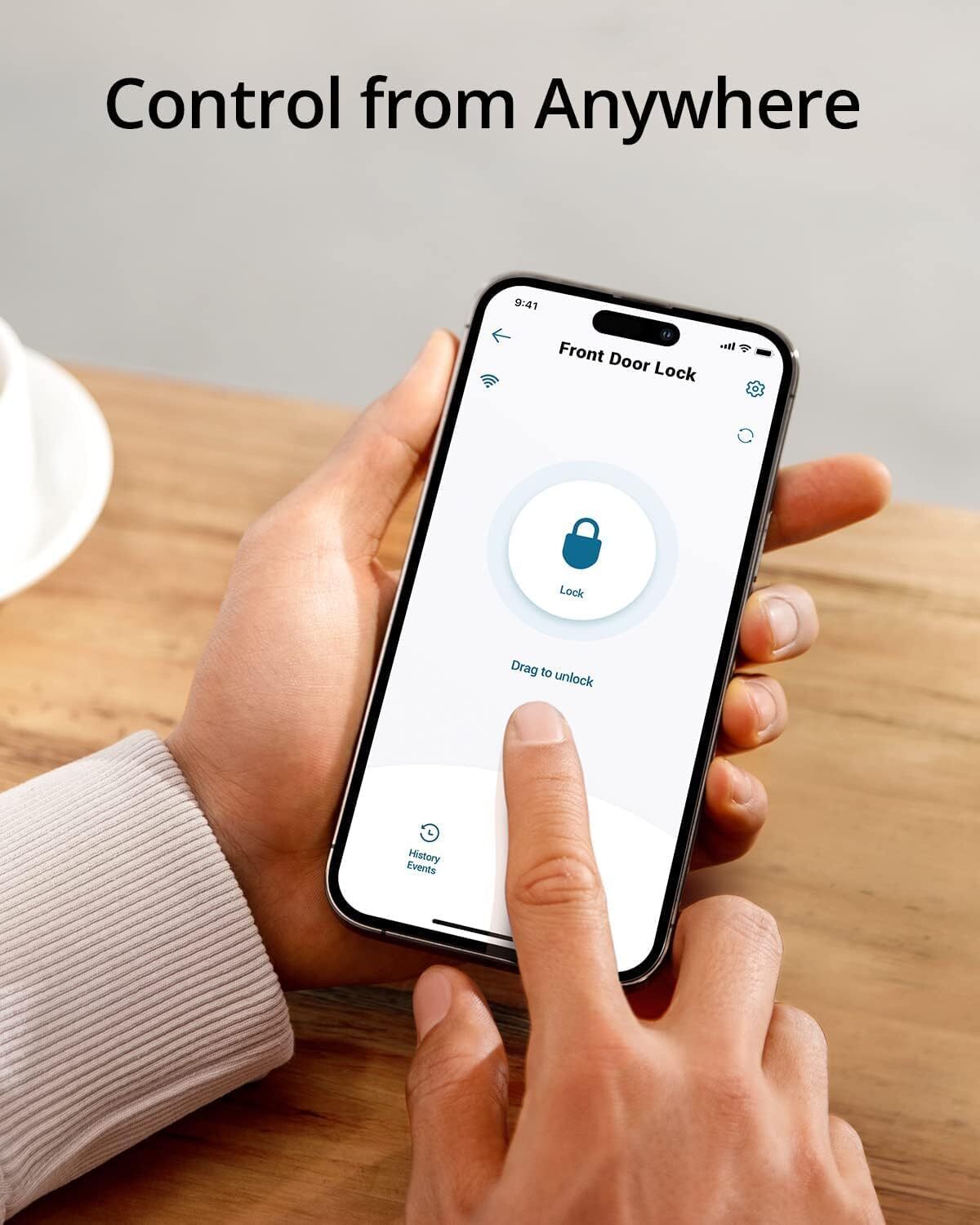 eufy Security Smart Lock 5-in-1 Keyless Entry Door Lock Built-in WiFi Deadbolt gallery