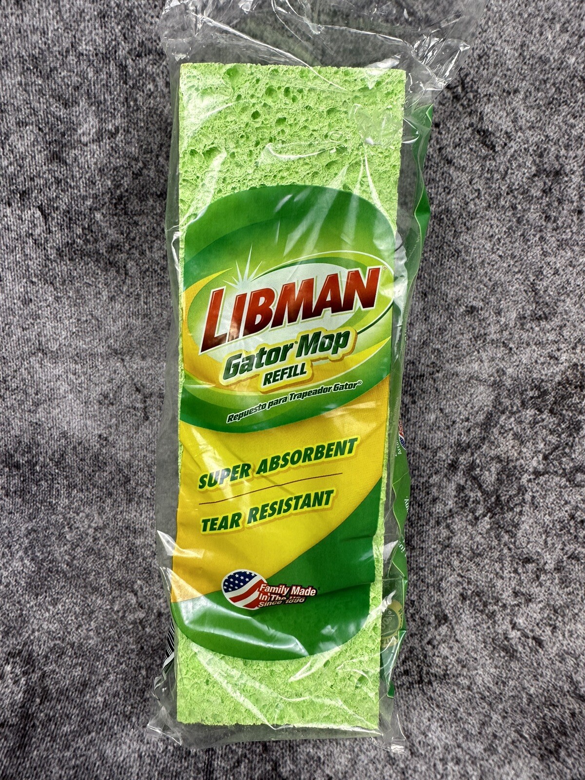 Libman GATOR MOP HEAD REFILL Tear Resistant Super Absorbent #03021 gallery