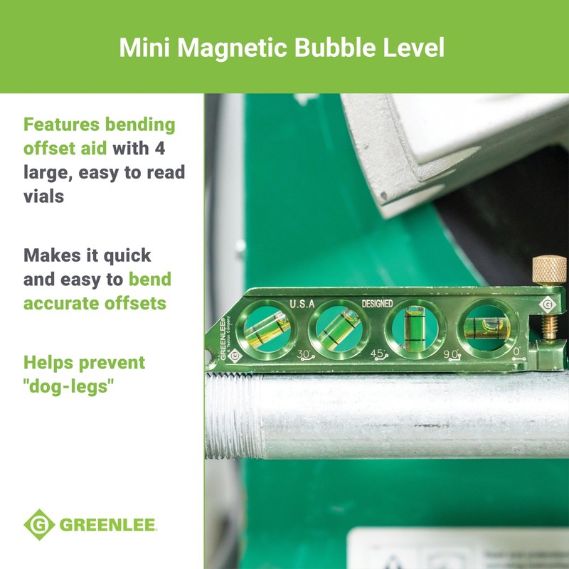 L77 Mini Magnetic Bubble Level with Conduit not_applicable, Clear gallery