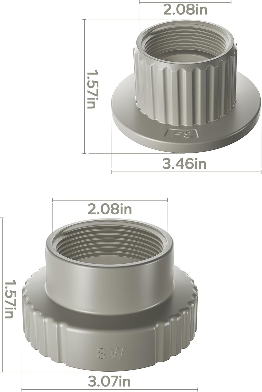 Pool Fountain Adapter Set for SummerWave & Funsicle Pools, Universal Fit... gallery