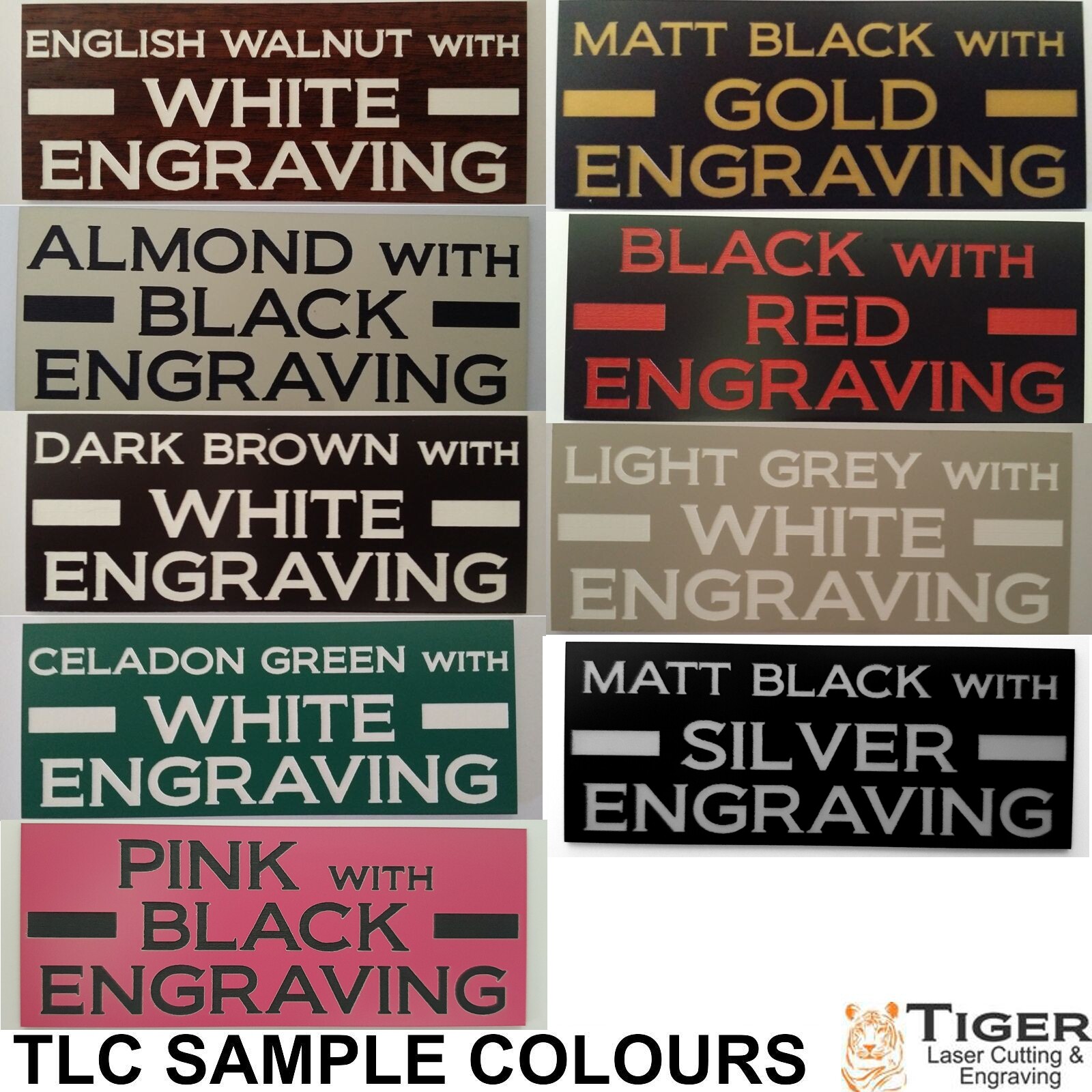 Custom Laser Engraved Sign - 30cm x 15cm / 11.8" x 5.9" C00024 gallery