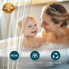 Extra Long Shower Curtain Liner 72 X 84 Clear Plastic Shower Liner PEVA Waterpro gallery