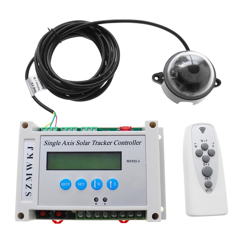 Single Axis Solar Tracker Controller Automatic Solar Tracking W/ Remote Control gallery