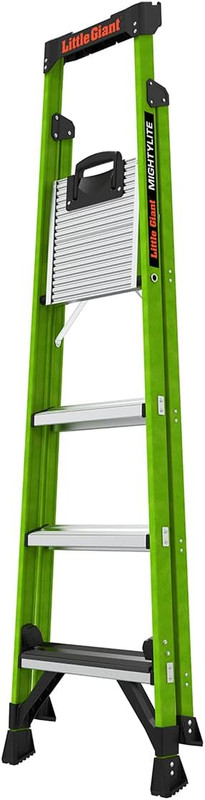 Ladders, Mightylite 2.0, 6' Stepladder with Ground Cue, Fiberglass, Type IAA, 37 gallery