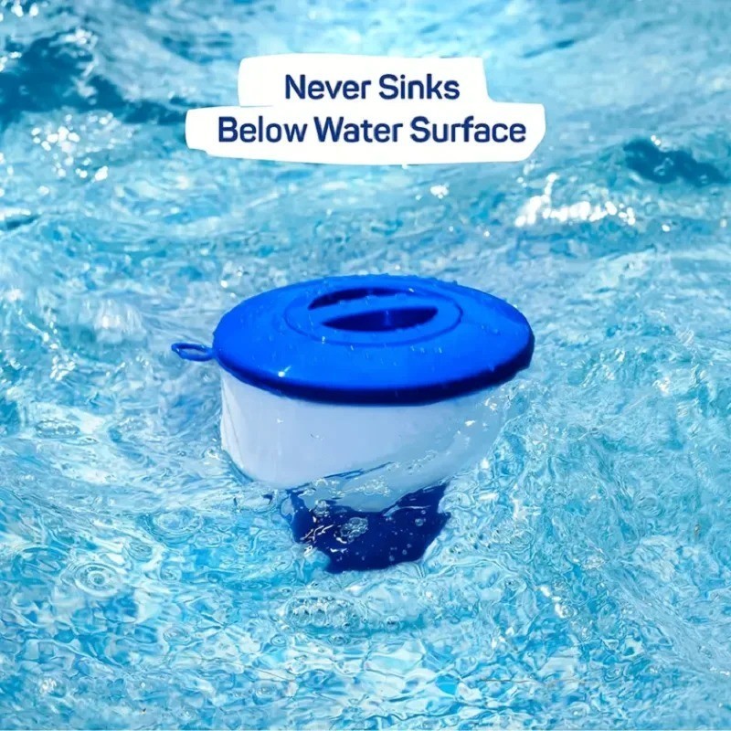 Heavy Duty 7" Pool Floating Chemical Dispenser Floater for 3" Chlorine Tablets gallery