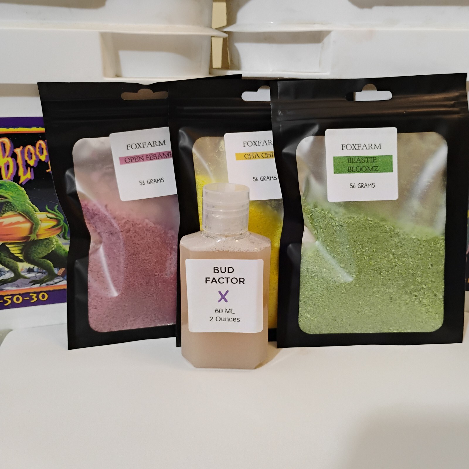 FoxFarm Nutrient Trio Open Sesame Cha Ching & Beastie Bloomz & FREE BUD BUILDER gallery