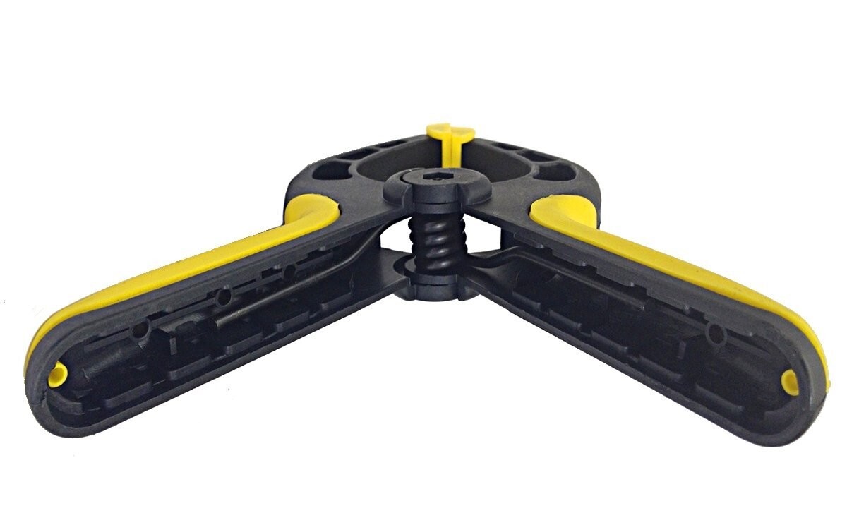 4 Pieces 6" Nylon Spring Clamps Heavy Duty 3" Jaw Opening Holds 25lbs Multi-Use gallery