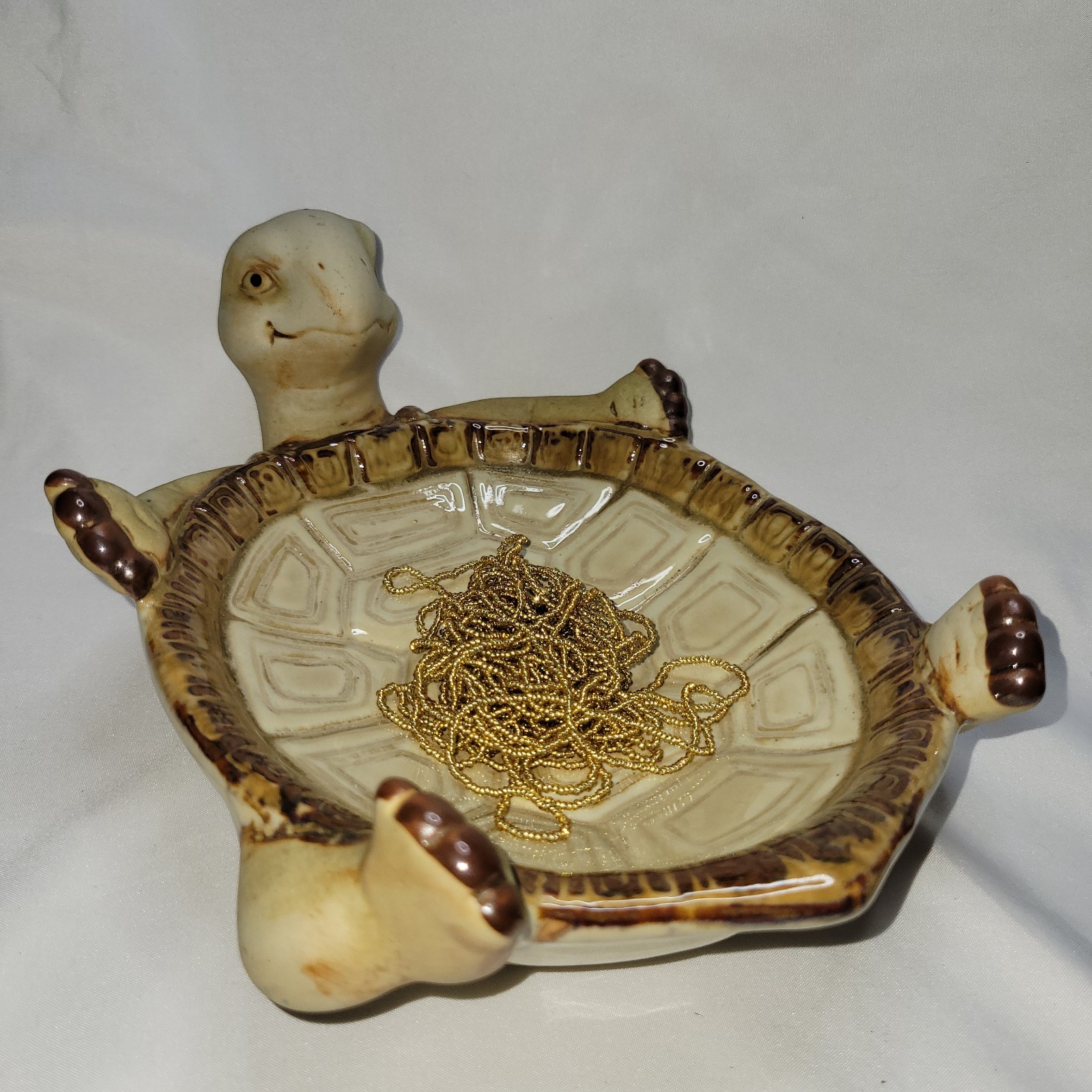 Unique Vintage Turtle Dish Trinket Candy Bowl gallery