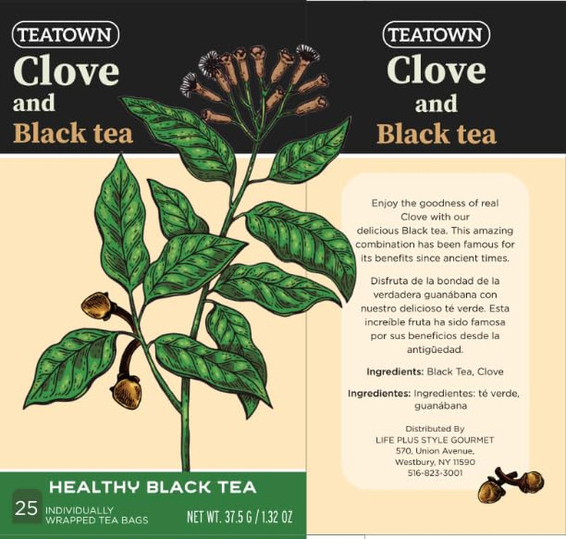 Premium Single Origin Clove Black Ceylon Tea Bags 25 Count Individually Wrapped gallery