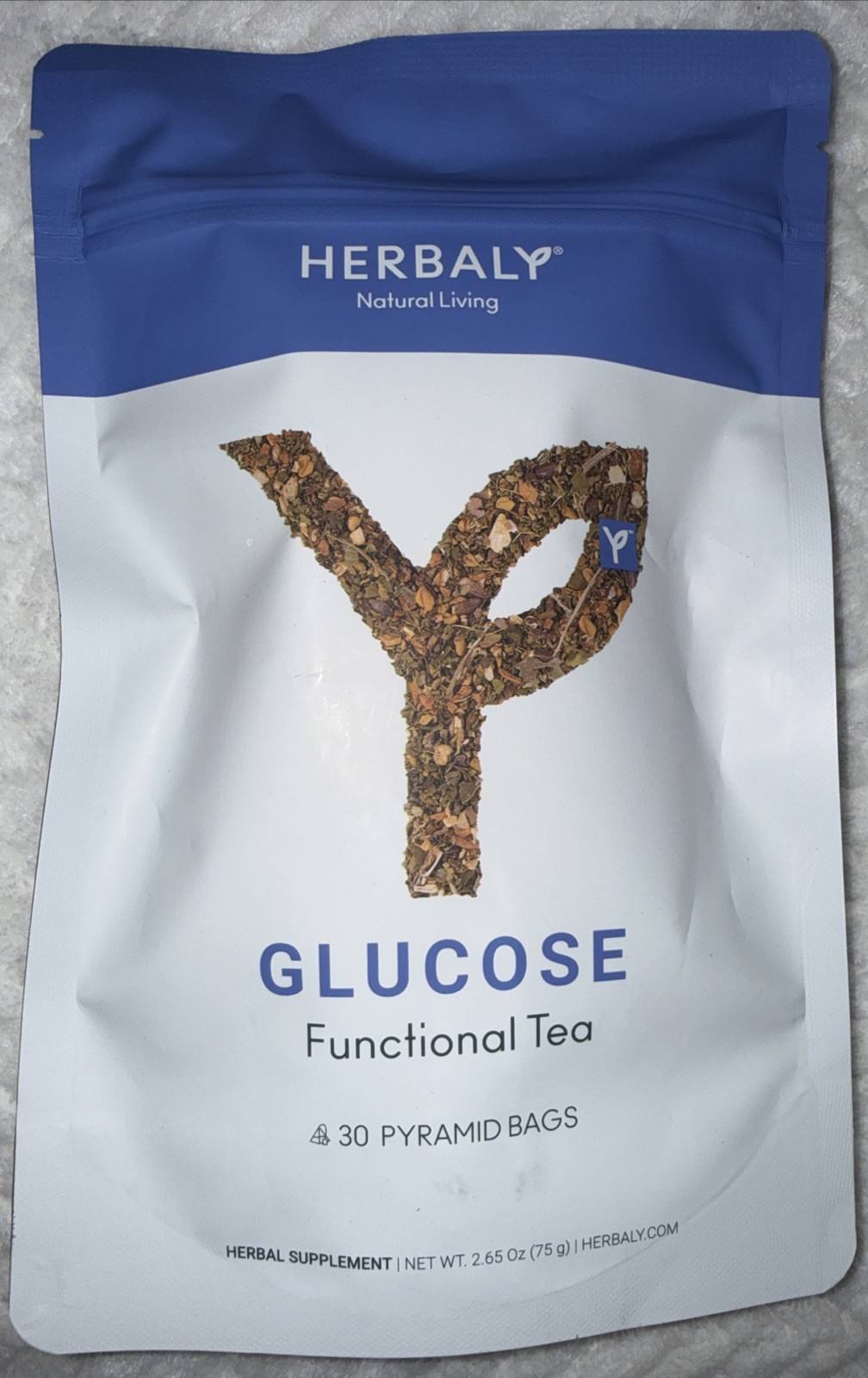 HERBALY Glucose Functional Tea Organic Blood Sugar Wellness gallery