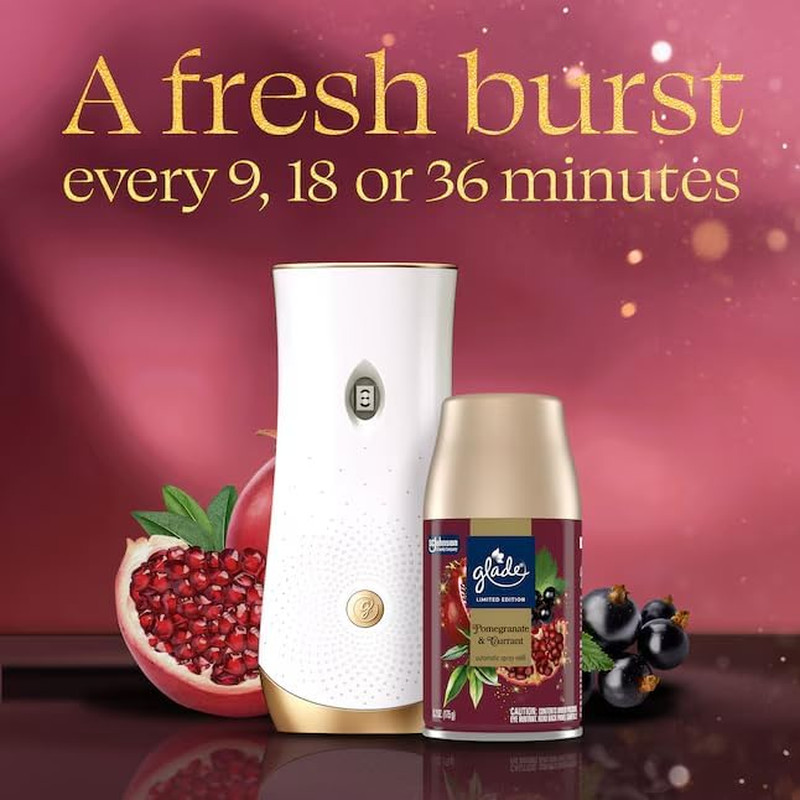 Automatic Spray Refill, Pomegranate & Currant, 6 Pack, Air Freshener Refill Can, gallery