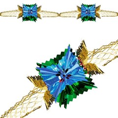 Christmas Foil Ceiling Decorations Multicolour – Choose Design
