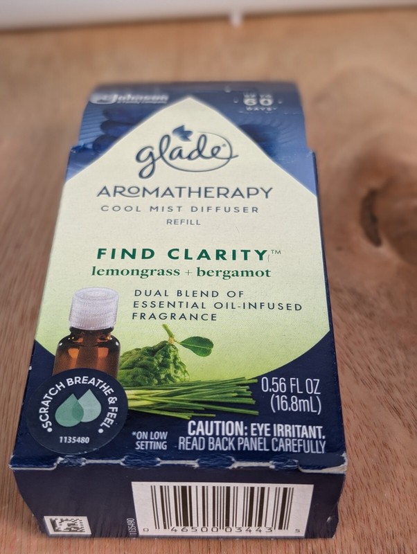 Glade Aromatherapy Cool Mist Oil Diffuser Refill, Lemongrass & Bergamot gallery