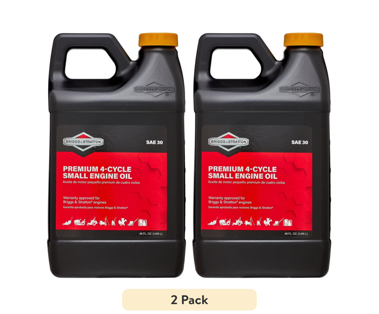 Briggs & Stratton 4-Cycle 48 oz Small Engine Oil SAE 30 ( Pack of 2 ) NEW gallery