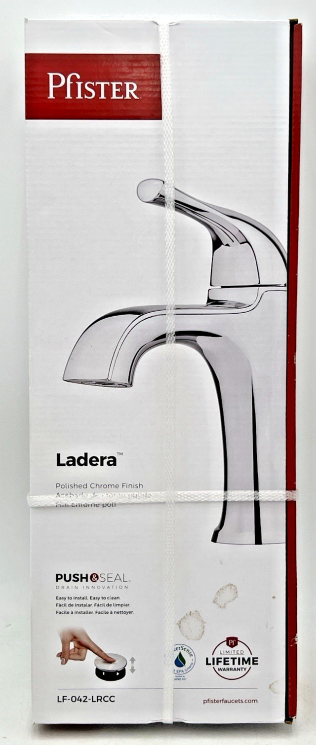 PFISTER LADERA LF-042-LRCC SINGLE HANDLE BATHROOM FAUCET POLISHED CHROME FINISH gallery
