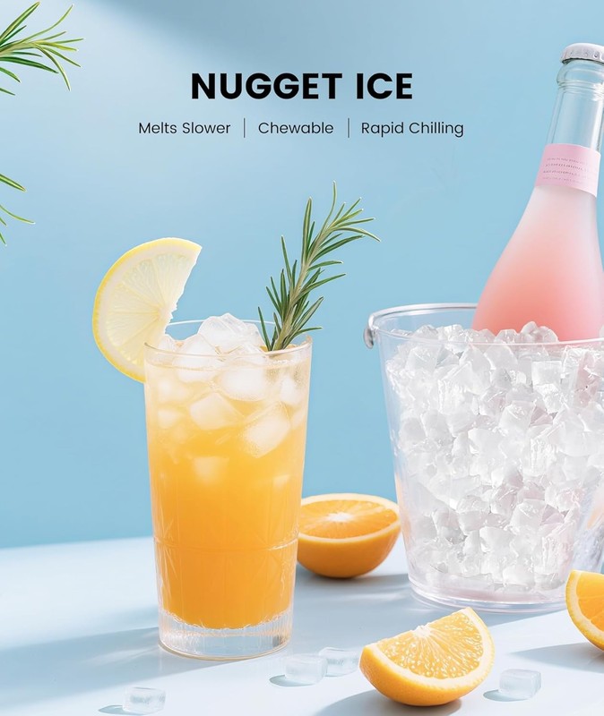 Nugget Ice Maker, 44 Lbs/24H Ice Makers Countertop Crushed & Pebble Ice Machine gallery