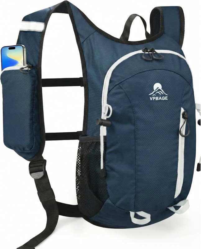 Foldable Small Hiking Backpack with 3 Strap Pockets – Lightweight 300D Spill-Pro