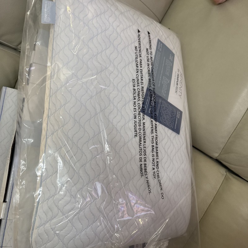 Tempur-Pedic Serenity Cooling Memory Foam Pillow Standard 24x16 Inch gallery