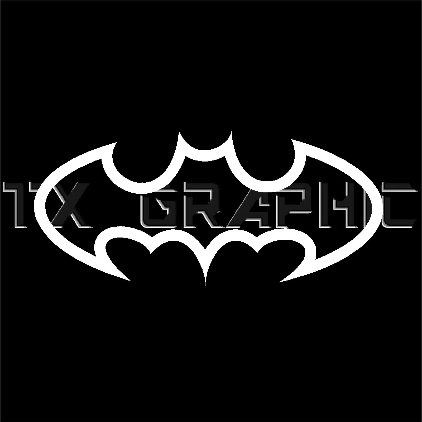 BATMAN OUTLINE DECAL VINYL LOGO SYMBOL BUMPER STICKER WINDOW gallery
