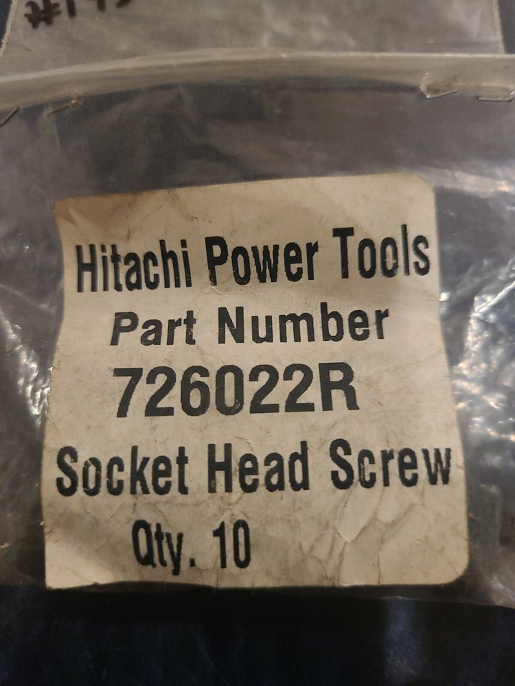 ONE Hitachi Socket Head Screw Shoulder 726022R For NV50AP2, NV50AP Nailer. #195