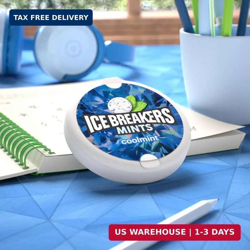 ICE BREAKERS Coolmint Sugar Free Mints Tins, 1.5 oz (8 Count) gallery