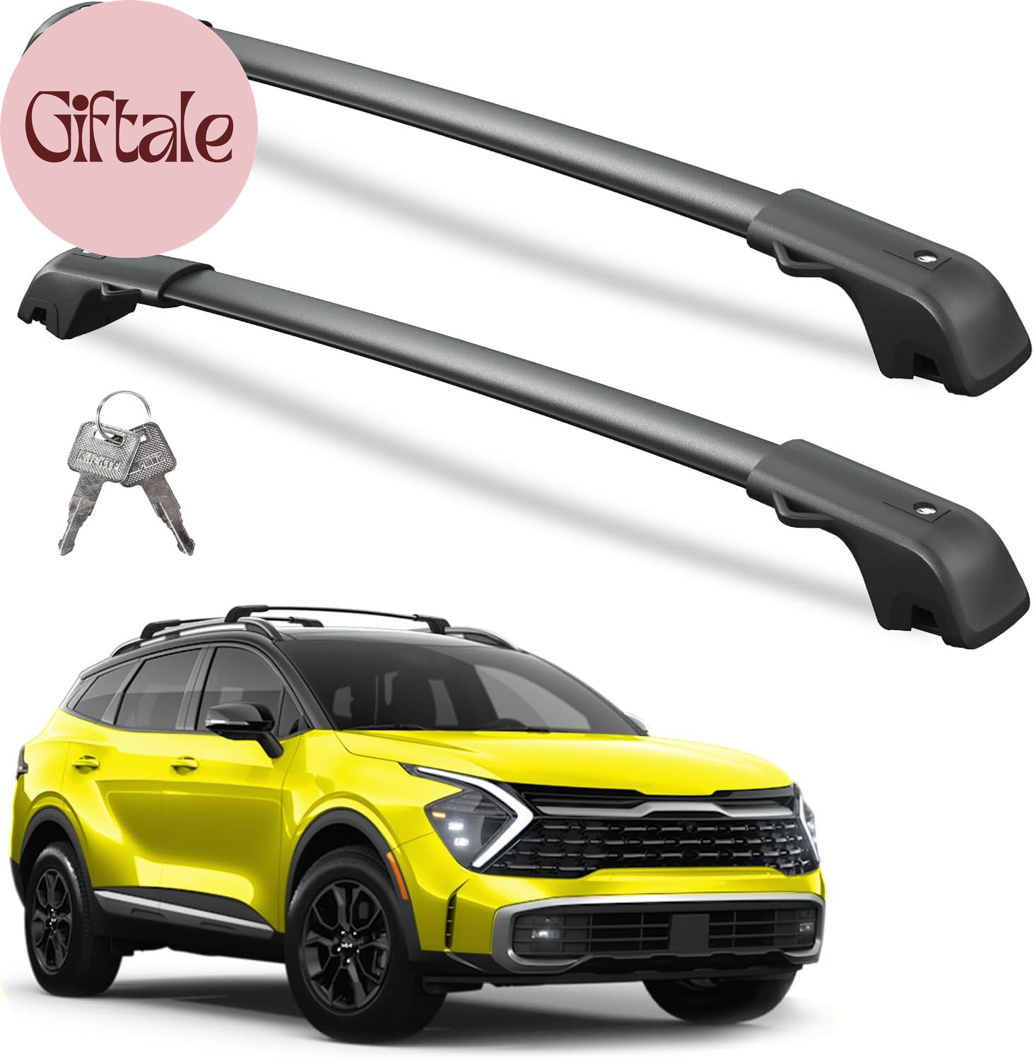 300Lb Roof Rack Cross Bars Compatible with 2023-2026 Kia Sportage X-Line Awd/X-P gallery