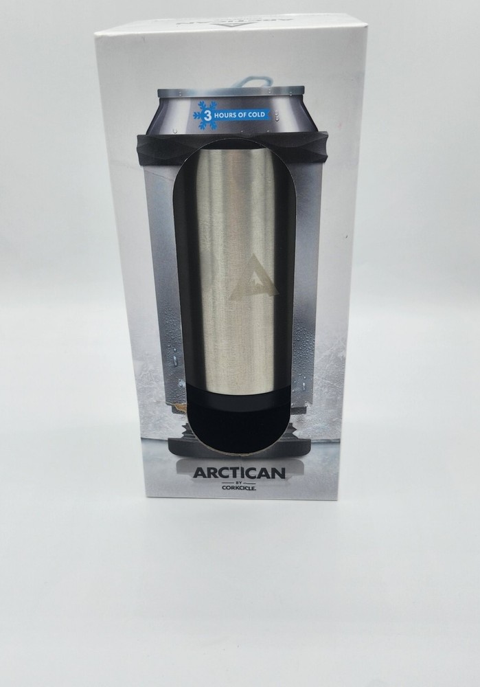 Corksicle Arctican Keeps Cans Cold for 3 Hrs, Fits standard 12 oz Alum Cans