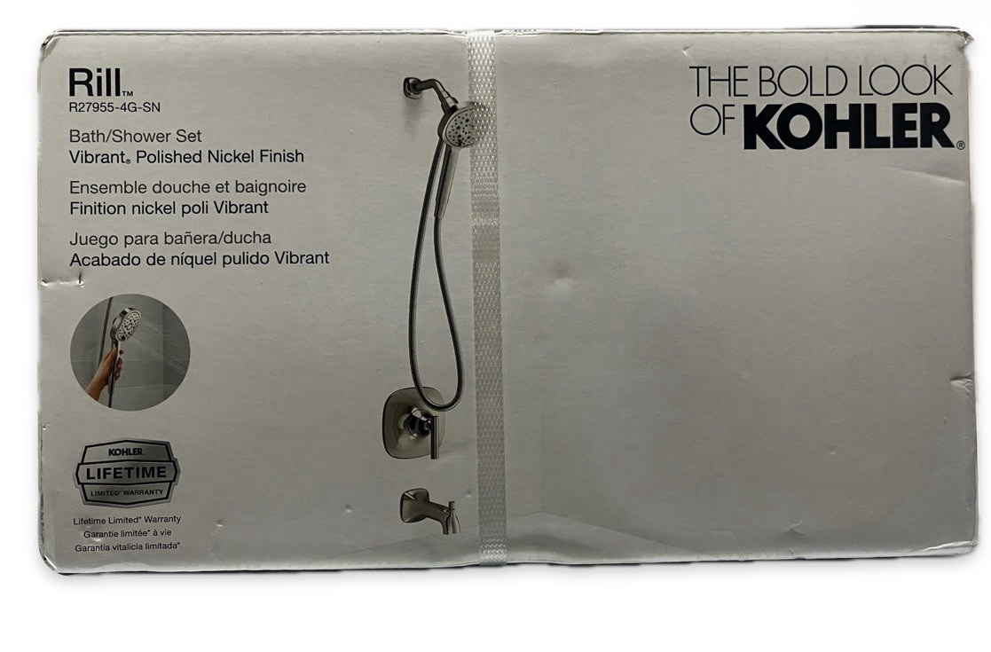 KOHLER Rill Bath & Shower Faucet Vibrant Polished Nickel R27955-4G-SN gallery
