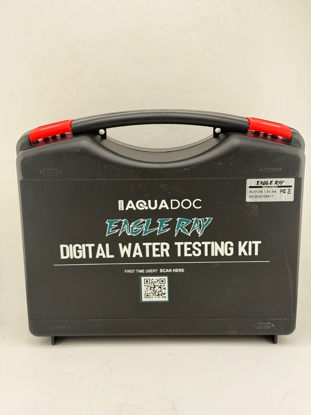 AquaDoc Eagle Ray Digital Pool Spa Water Testing Kit Chlorine PH Bromine Hardnes gallery