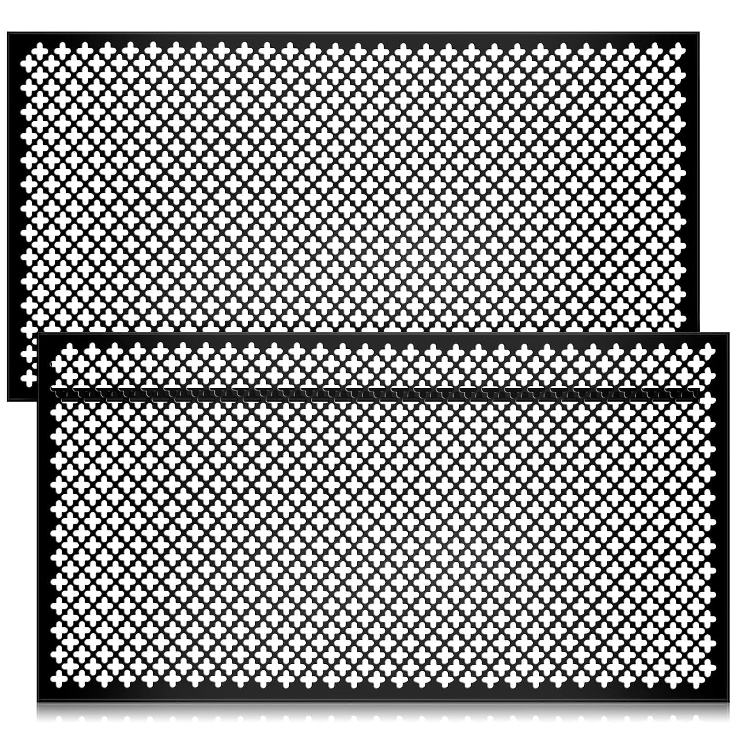 2 Pcs Cloverleaf Aluminum Sheet Perforated 0.02 Inch Thick Metal Mesh gallery