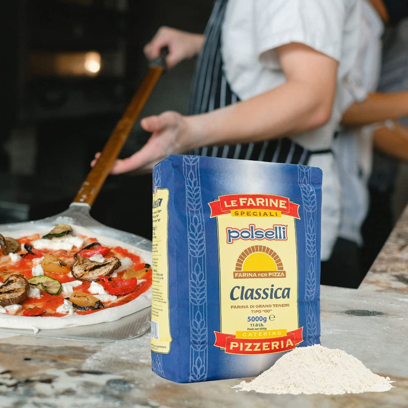 POLSELLI Classica Tipo "00" Double Zero Flour Extra Fine 11 Lbs 5 Kg) gallery