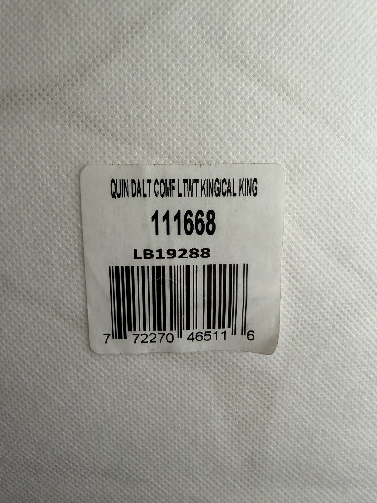 Quince Premium Down Alternative Lightweight Comforter King / Cal King NWOT gallery
