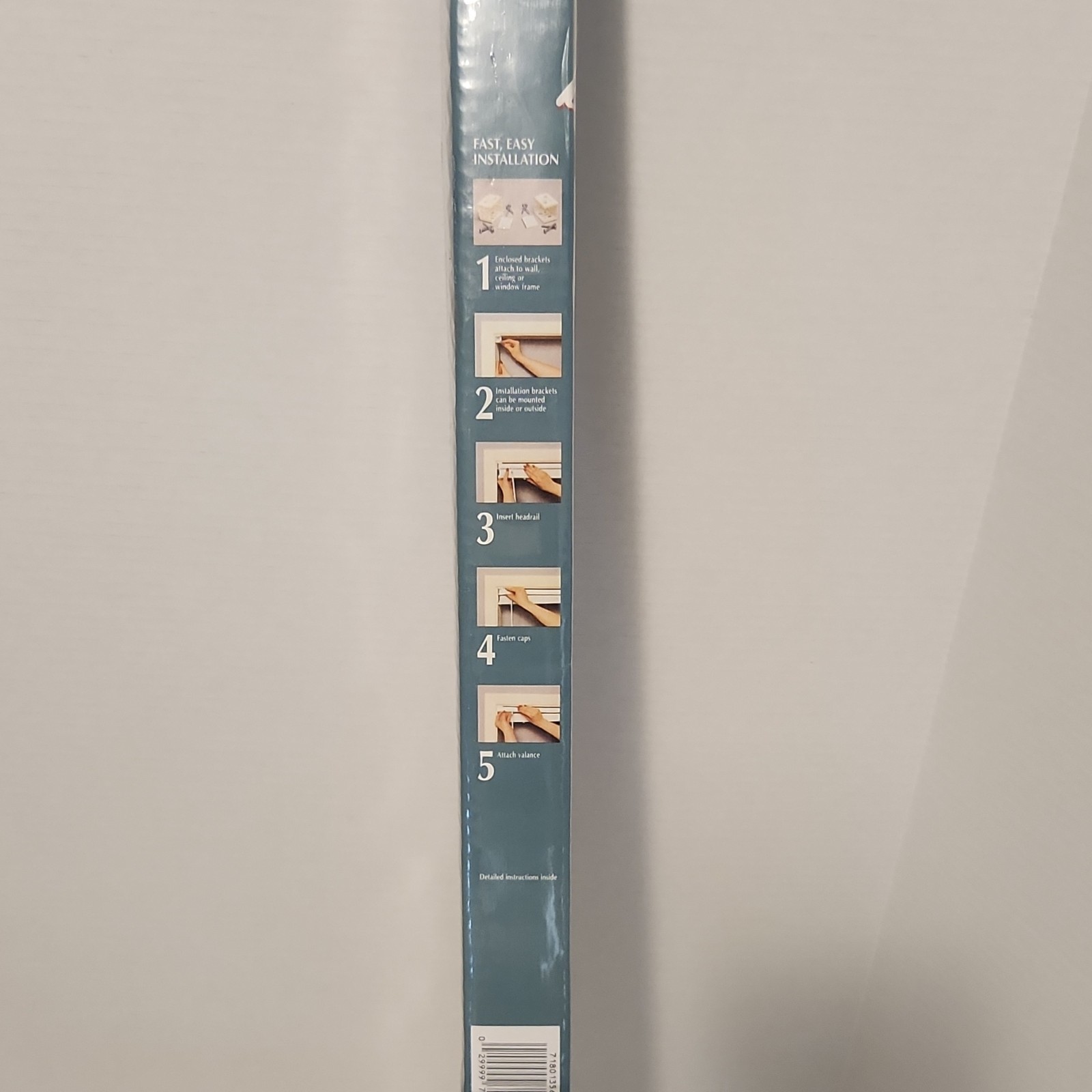 Joanna Mini Blinds Light Filtering Dust Resistant White Window Frame Mounted gallery