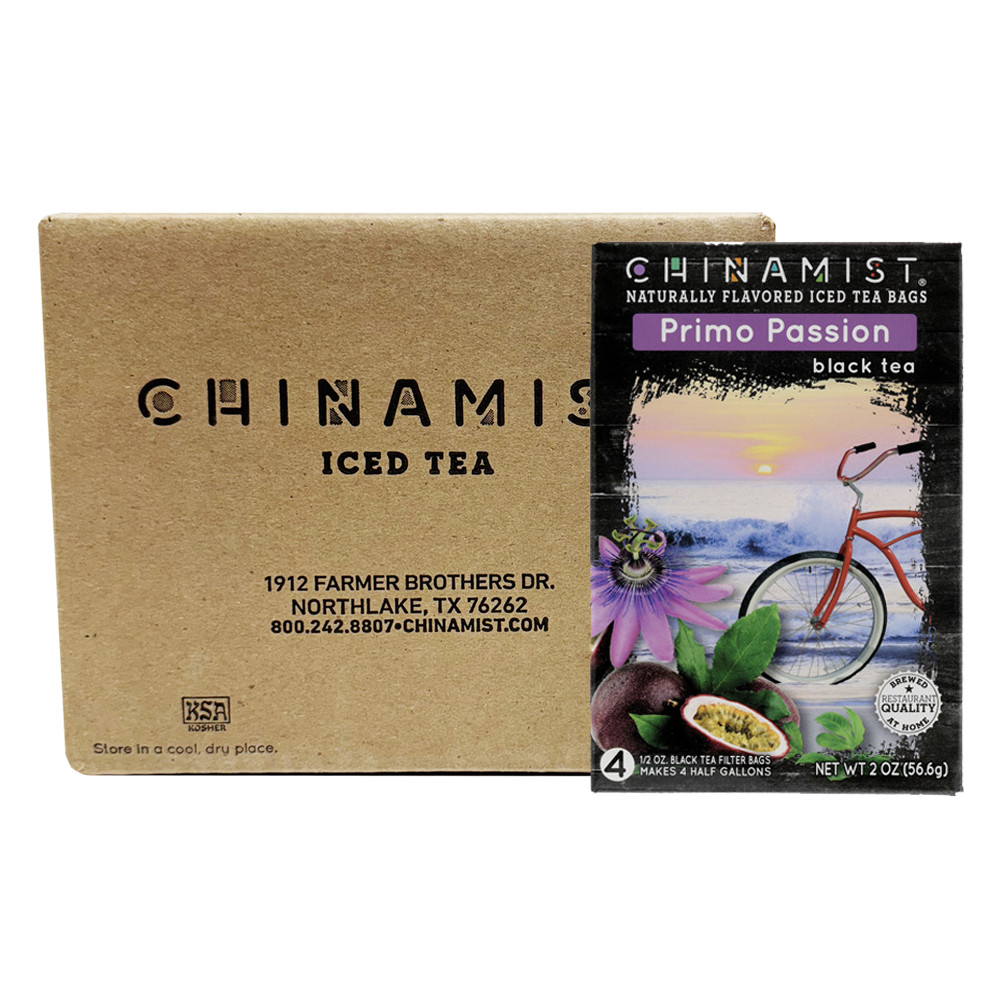 China Mist Primo Passion Iced Tea Bags, 4-Count Box, 6-Pack gallery