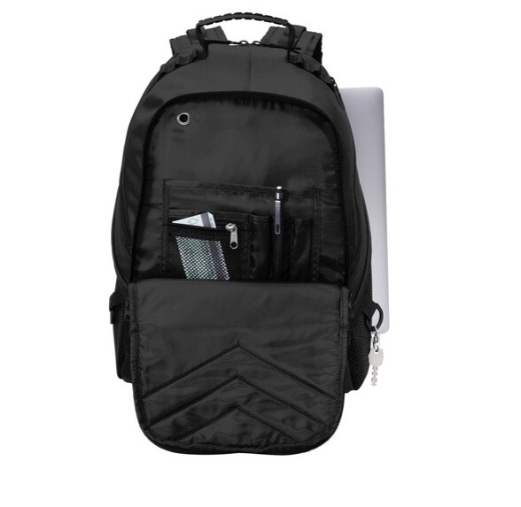 Port Authority Xcape Computer Backpack BG100 Black New 3
