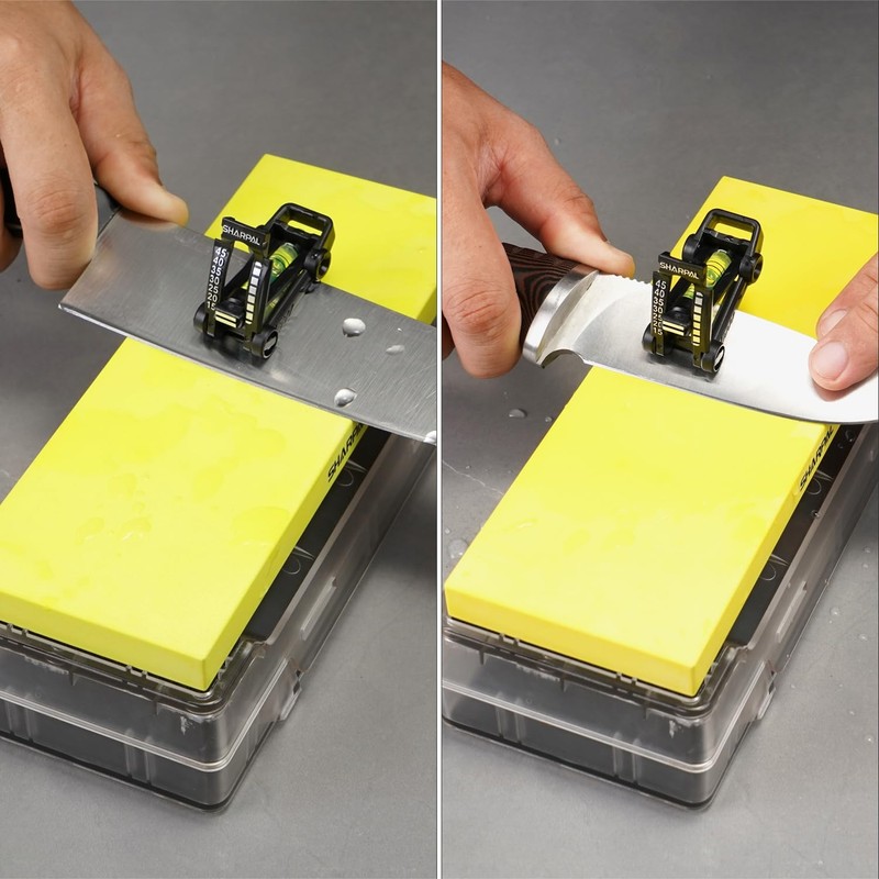 SHARPAL 194H Whetstone Knife Blade Sharpener Sharpening Stone Angle Guide, gallery
