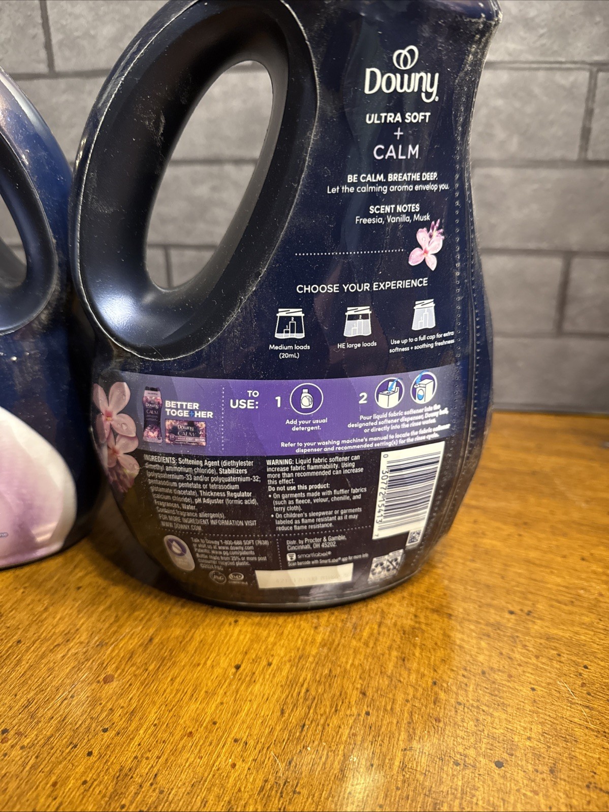 Downy Ultra Soft Calm Lavender & Vanilla Bean Fabric Softener 56 Fl.OZ. X 2 gallery