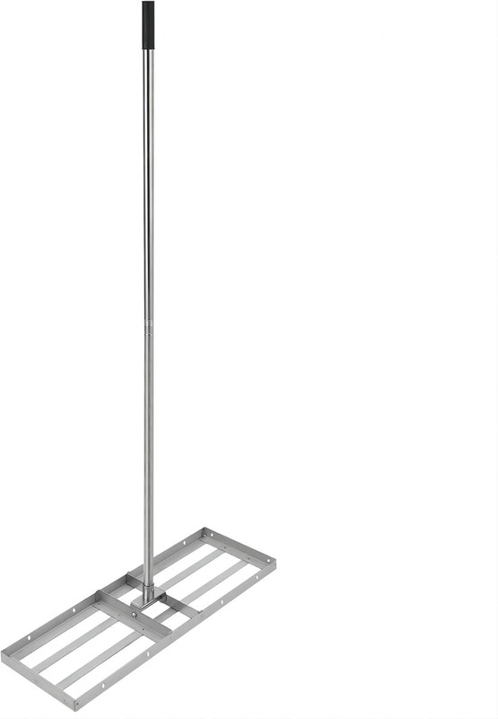 36" Lawn Leveling Rake with 6FT Handle & 180° Rotation - Heavy-Duty Tool gallery