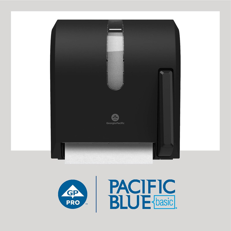 Georgia-Pacific Blue Basic Recycled Paper Towel Rolls by PRO, White, 26601, 800 gallery