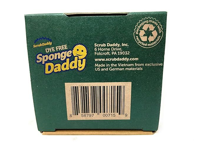 SCRUB DADDY Dye Free Sponge Daddy 3 Count Pack of 6 Free Shipping gallery