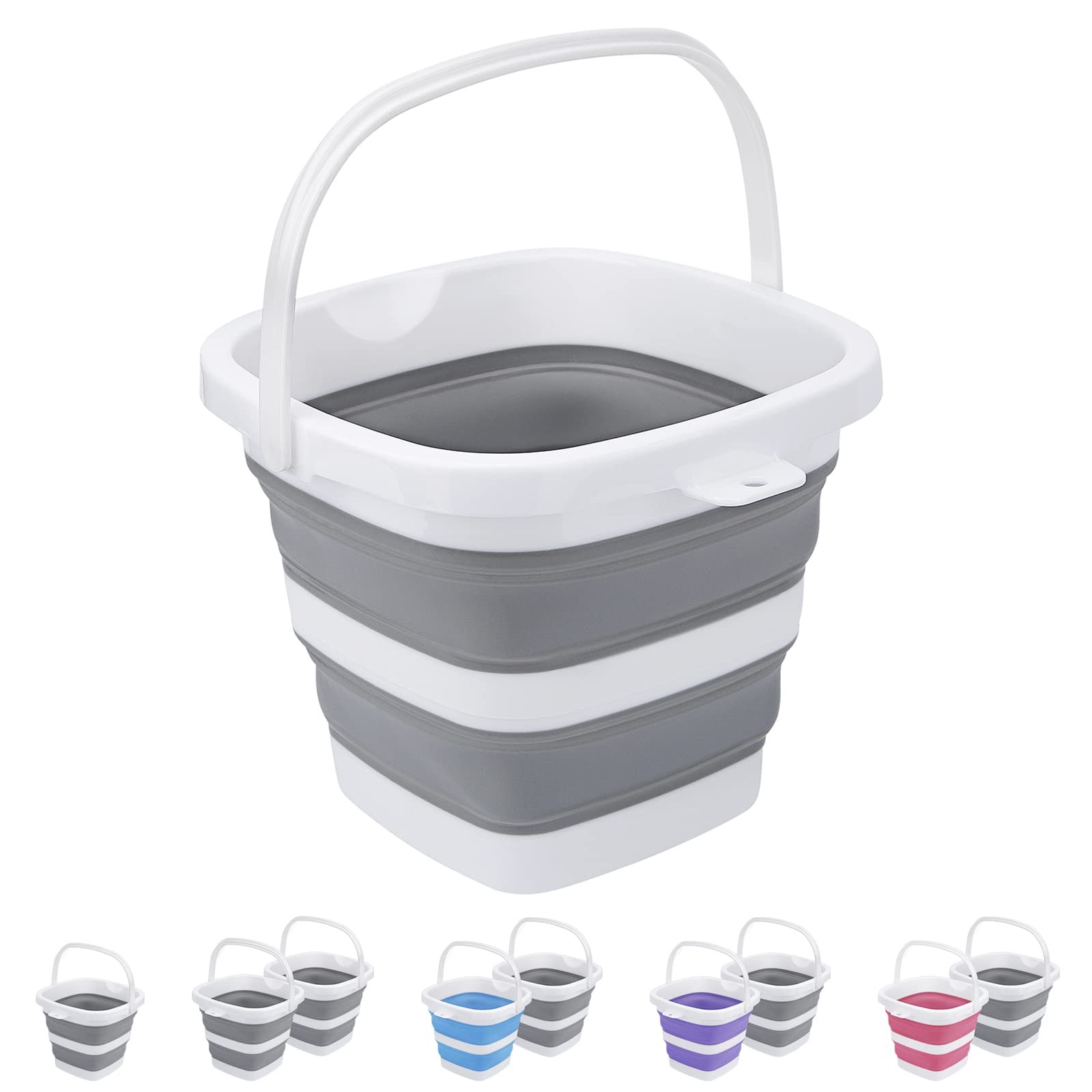 Collapsible Bucket 5L 1.3Gallon Small Cleaning Mop Buckets for Household Out gallery