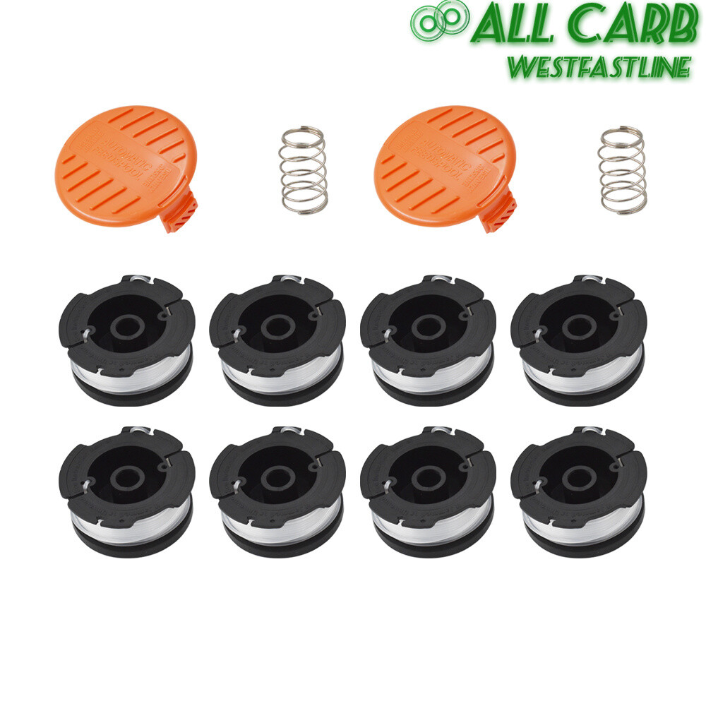 8× Replacement for BLACK+DECKER AF-100-3ZP 30ft .065" String Trimmer Line Spool