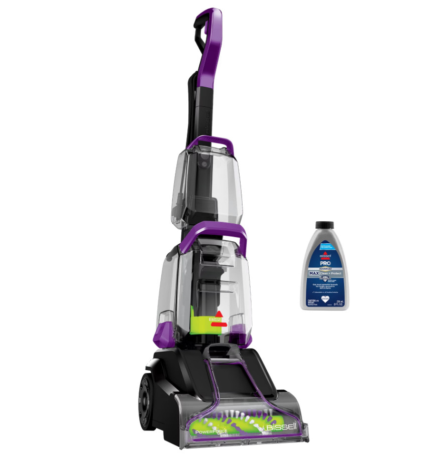 BISSELL PowerForce PowerBrush Pet Carpet Cleaner Machine with Formula 3938 - New gallery