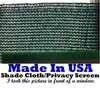 Shade Cloth Privacy Screen (4', 6', or 8') fabric w/ Button Holes Sun Wind Block gallery