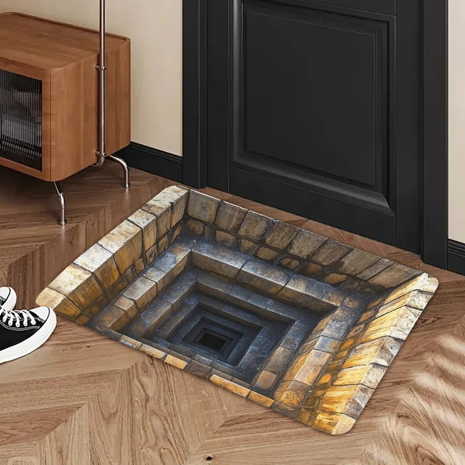 Visual Disparity Doormat, Non-Slip 2D Flat Mat, Easy-to-Clean Machine Washable gallery
