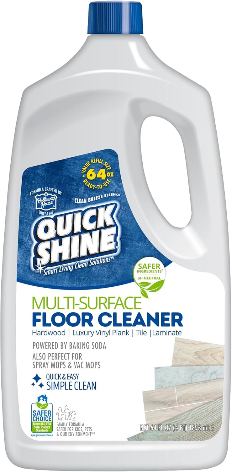 Quick Shine Multi Surface Floor Cleaner 64oz, Ready to 64 Fl Oz (Pack of 1) gallery