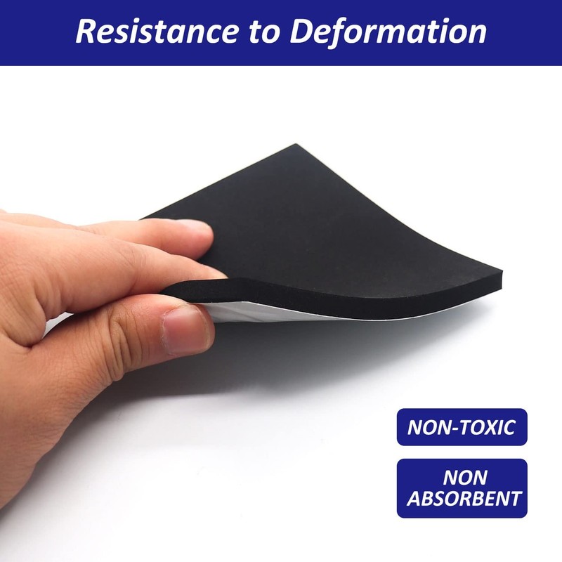 Foam Padding Sheets with Adhesive Backing - 1/4" Thick Self Stick Neoprene In... gallery