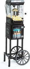 Nostalgia Old Fashioned Kettle Popcorn Maker Cart Black Popper Air Hot Machine