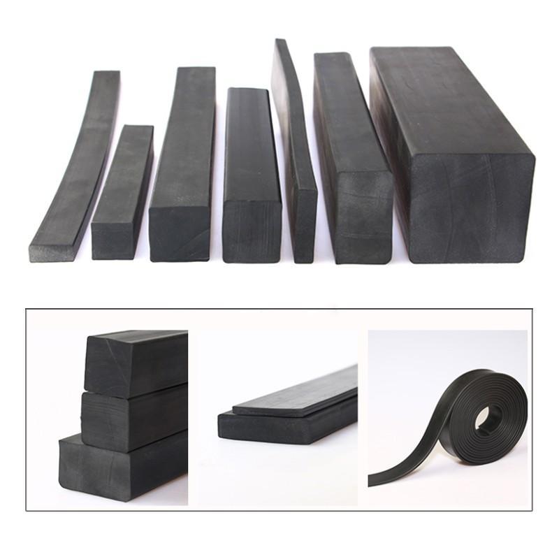 Nitrile Rubber Strip Solid Sealing Sheet Flexible Flat Bumper Pads Thick 3~10mm gallery