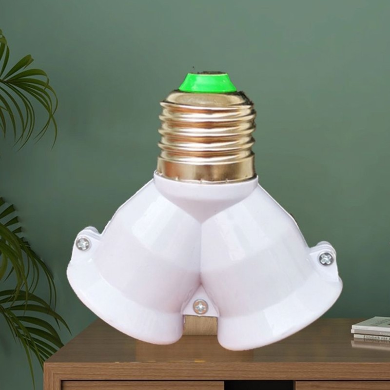 Multi Light Bulb Socket Adapter, E26/E27 Base Converter, Heat Resistant Design gallery